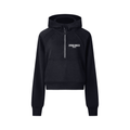 Women's Original Logo Premium Cropped Half-Zip Hooded Sweatshirt