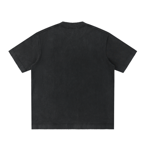 Men's Original Logo Premium Heavyweight Vintage Wash Frayed T-Shirt