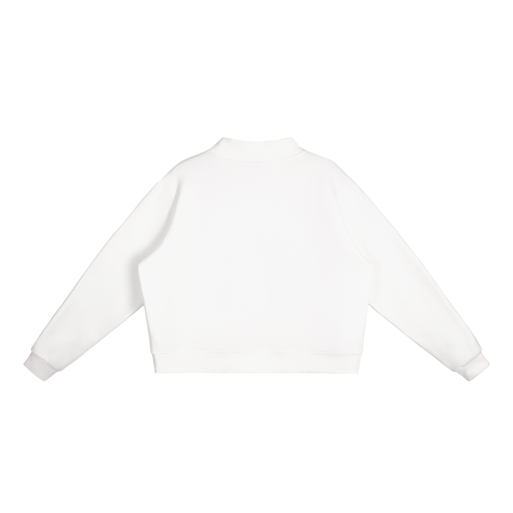 Women’s Original Logo Premium Fleece Mock-Neck Crew Sweatshirt