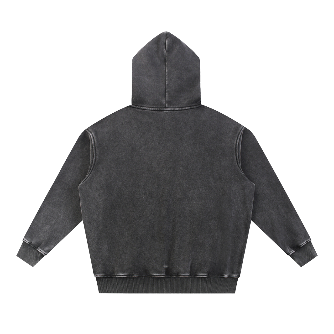 Men's Original Logo Premium Snow Wash Fleece Oversize Hoodie