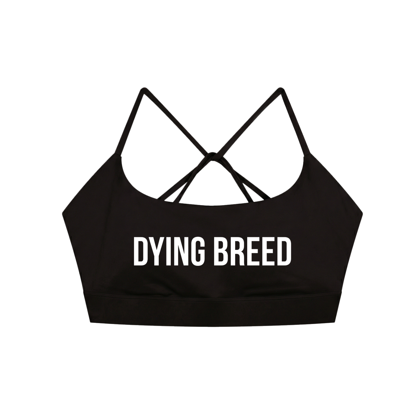 Women’s Original Logo Premium Criss Cross Strap Sports Bra