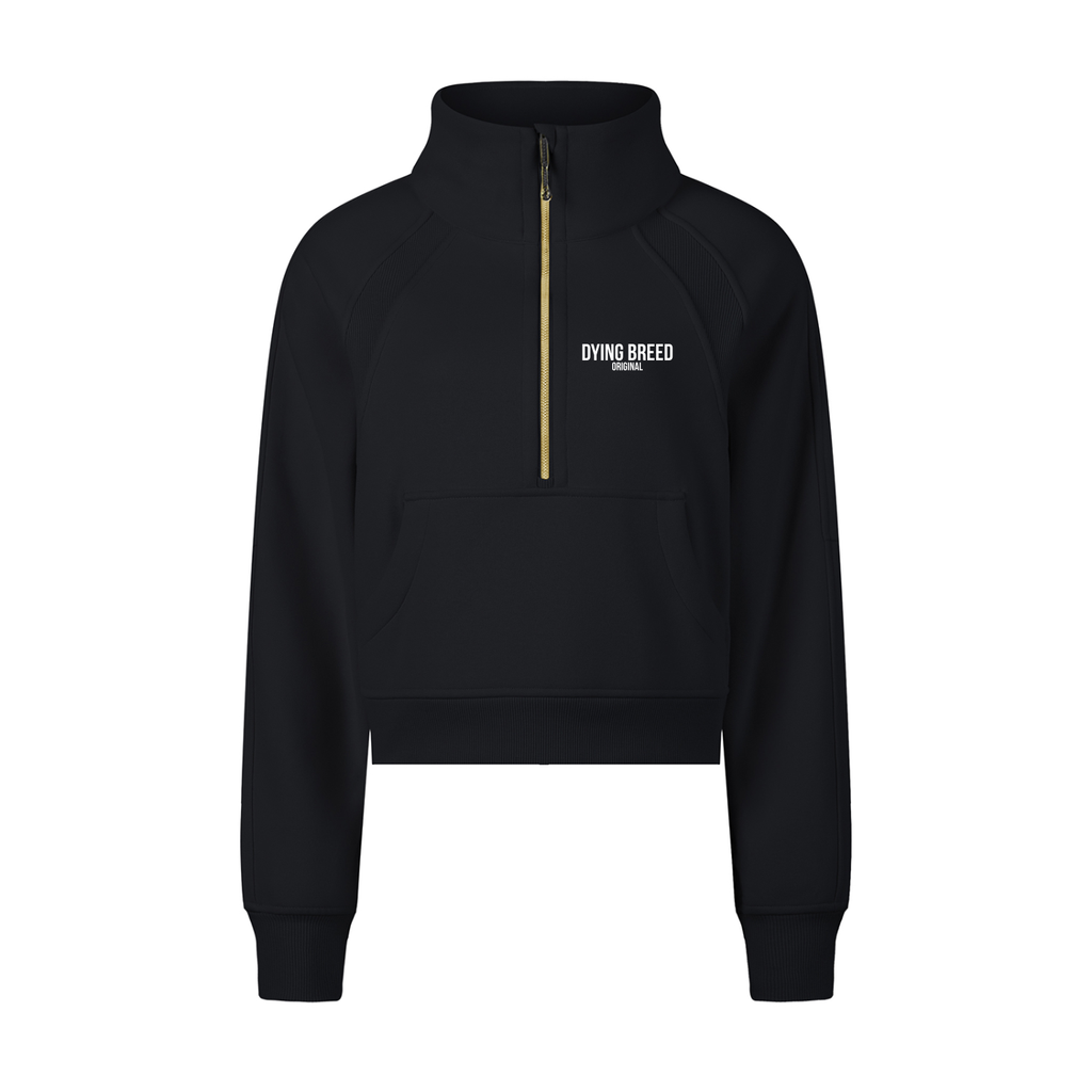 Women's Original Logo Premium Cropped Half-Zip Sweatshirt