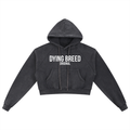 Women's Original Logo Premium Snow Washed Cropped Hoodie