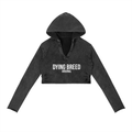 Women's Original Logo Premium Vintage Wash Raw Edge Hoodie