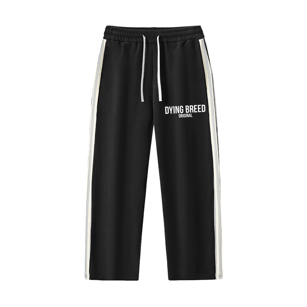 Men's Original Logo Premium Side-Stripe Straight-Leg Track Pants