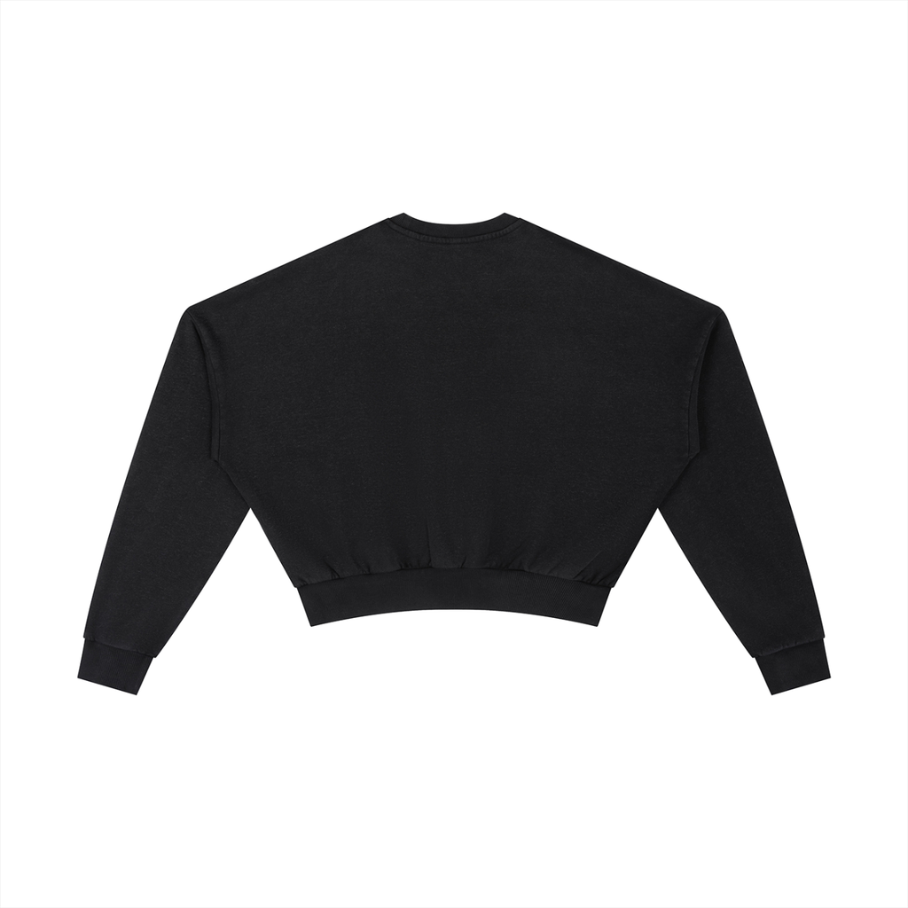 Women's Original Logo Premium Vintage Wash Cropped Sweatshirt