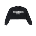 Women’s Original Logo Snow Wash Raw Edge Cropped Sweatshirt