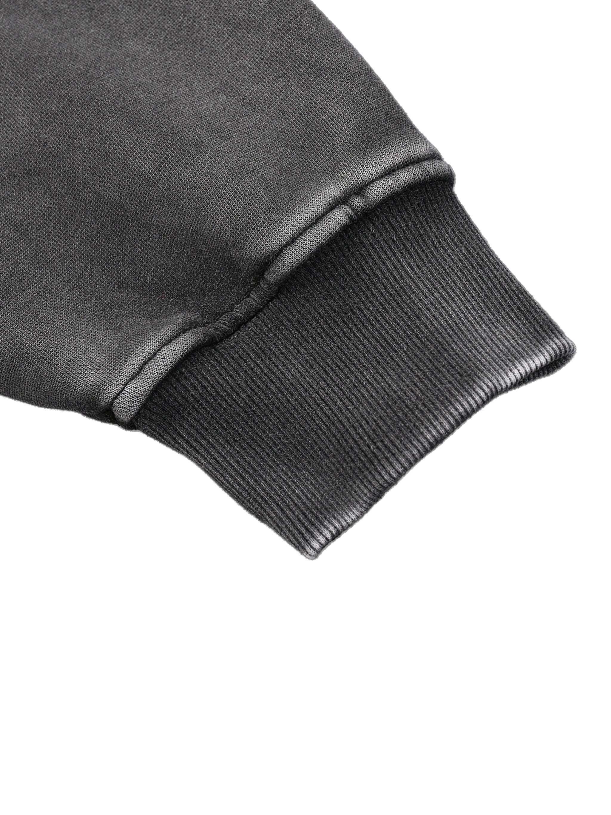 Men's Original Logo Premium Snow Wash Fleece Oversize Hoodie