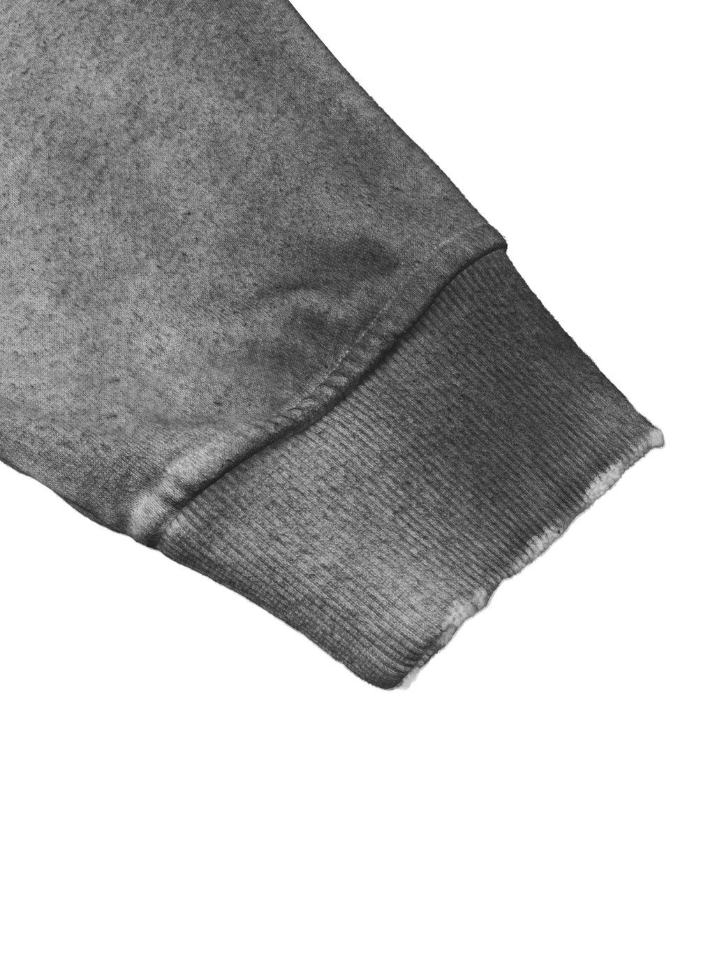 Men’s Original Logo Premium Sun Fade Frayed Raw Edge Zip Hoodie